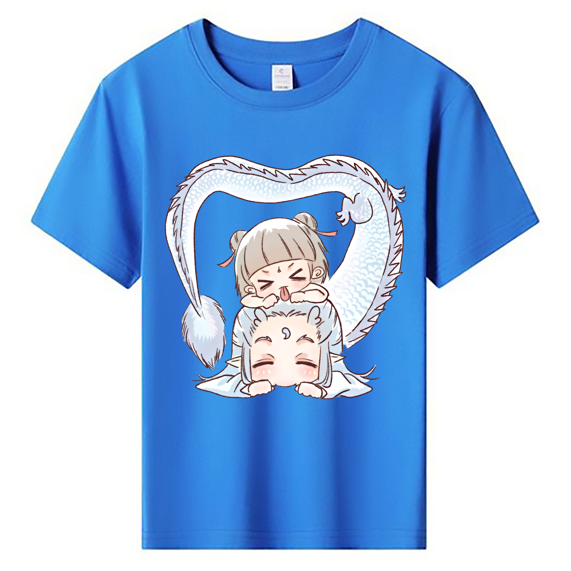（画像用） Ne Zha 2 ナタ 魔童の大暴れ 綿100％キッズTシャツ（フロントプリント）